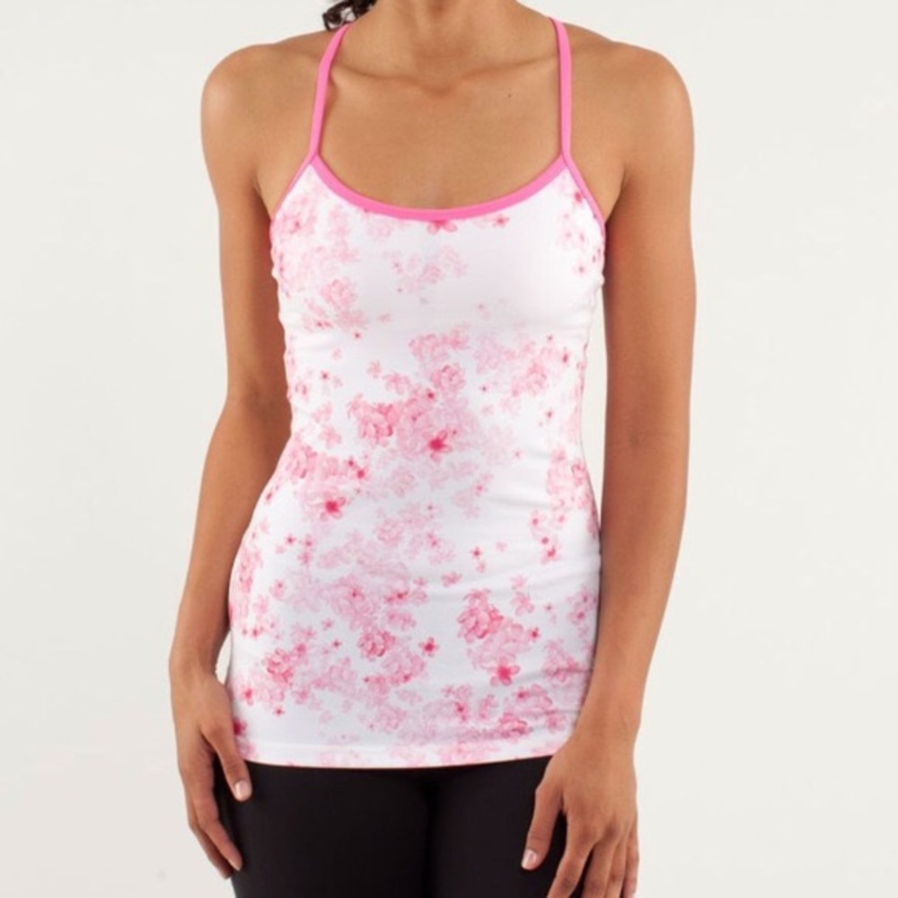 Lululemon frangipani power y top